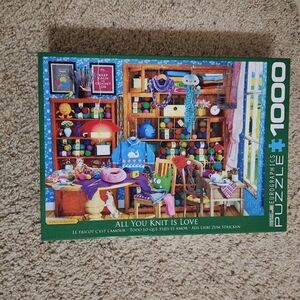Eurographics jigsaw puzzle All you Knit is Love 1000 piece